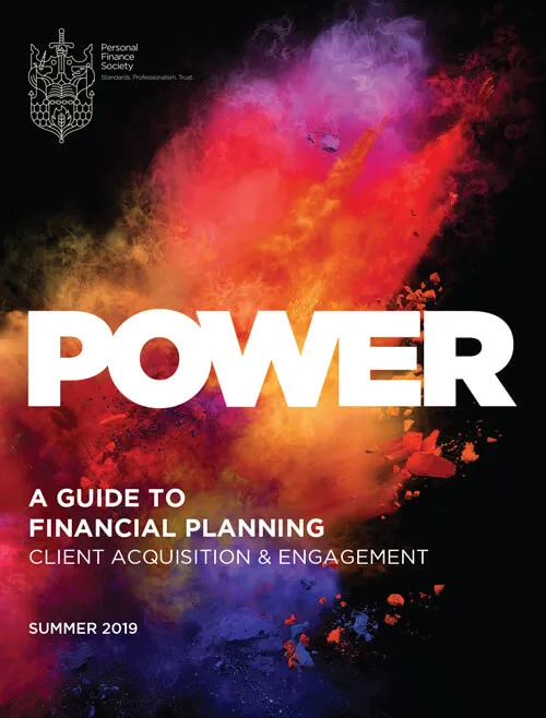 Personal Finance Society POWER Guide 3 design and production