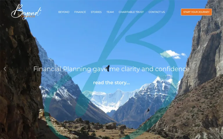 beyond finance website design and development