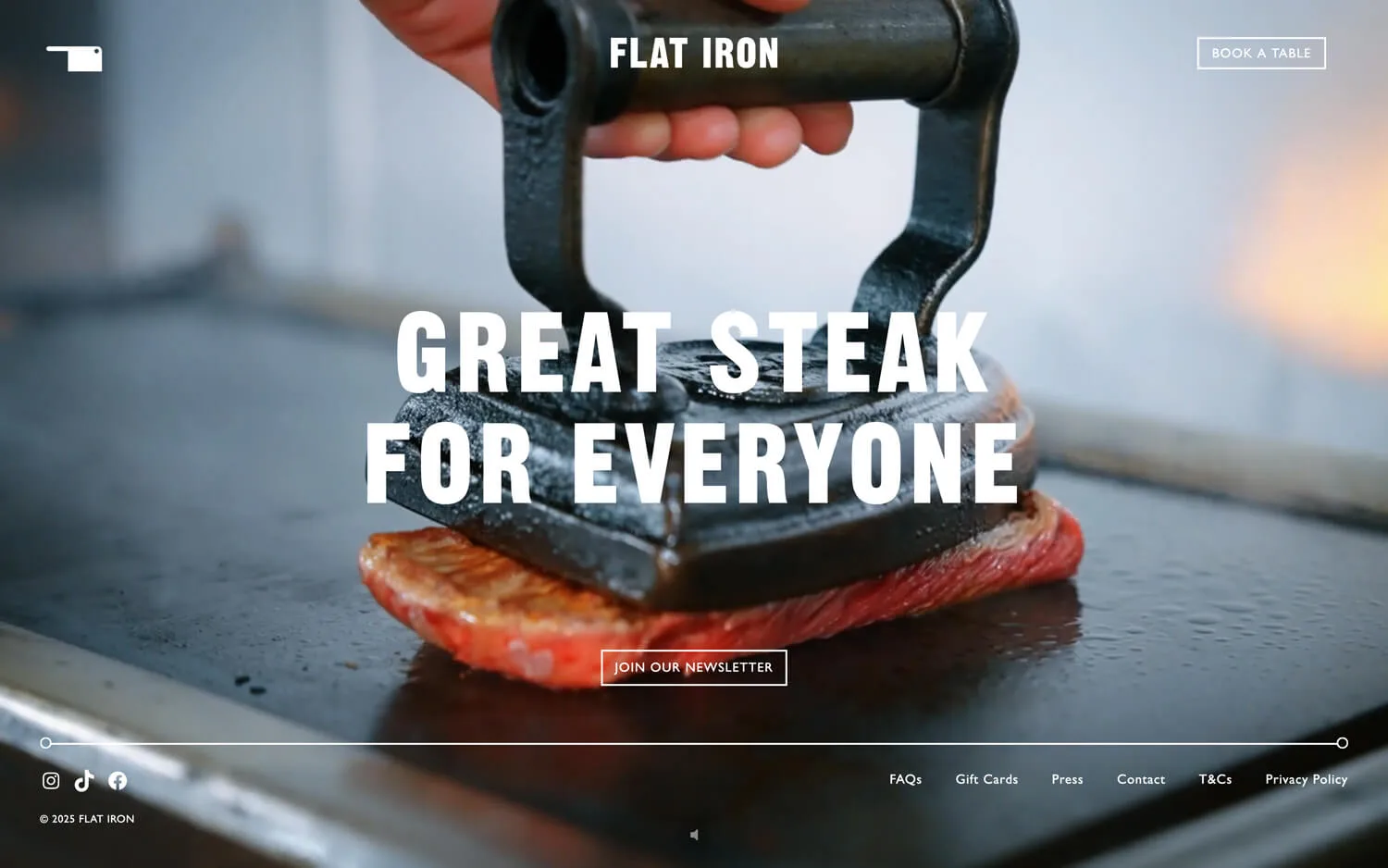 flat iron website