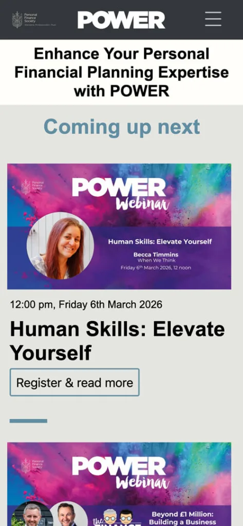 pfs power website design and development