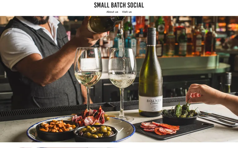 small batch social website design and development